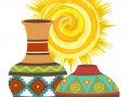 Southwest 4 vases