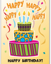 Note Card Happy Birthday